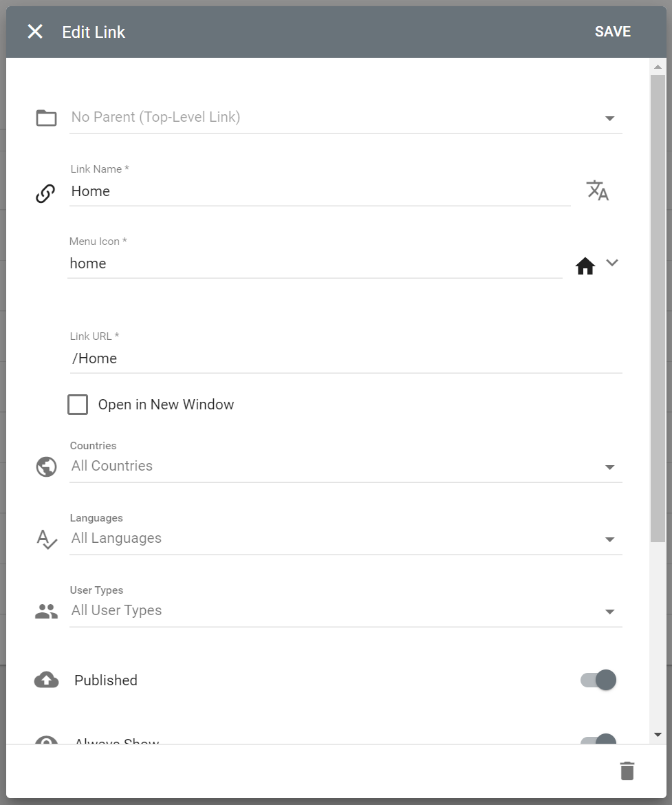 Localizing Web Office Navigation Links – Help Center