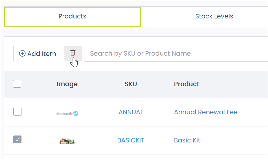 Deleting an Inventory Item – Help Center