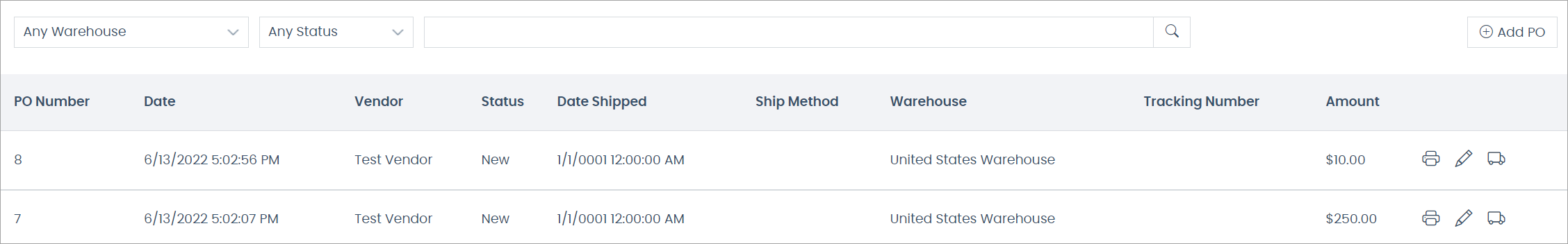 Creating Purchase Orders – Help Center