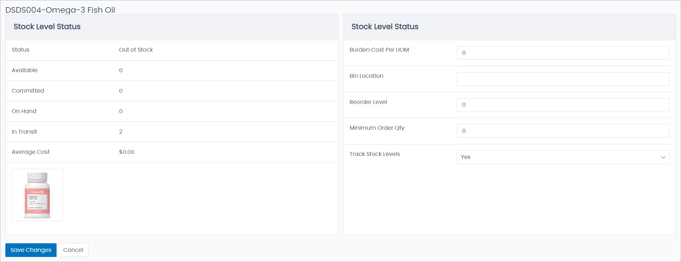 Adding Items to Track Stock Levels – Help Center