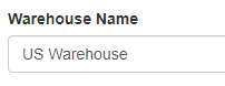 Warehouse Name