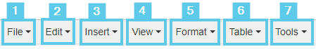 Options toolbar elements (Click to enlarge)
